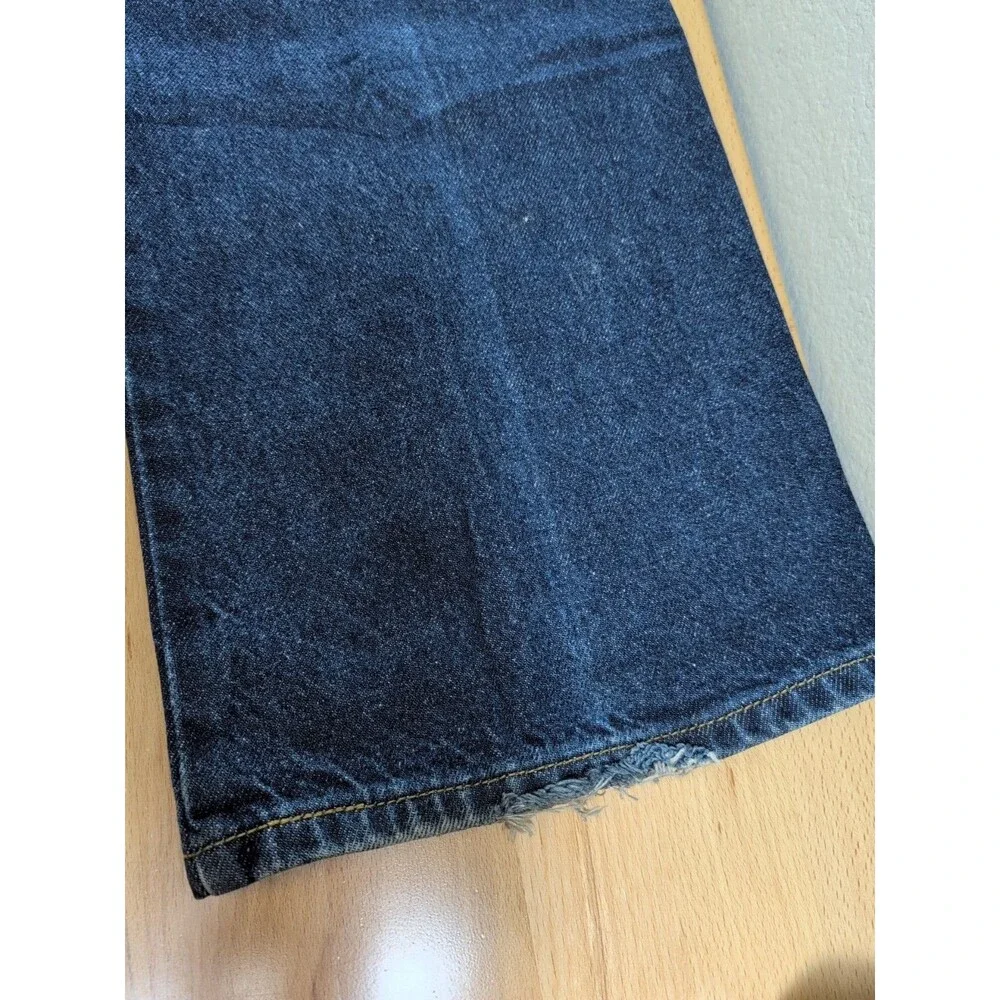 Levis 517 Jeans Mens 38x33 Blue Bootcut Denim Pants Dark Wash Western Workwear